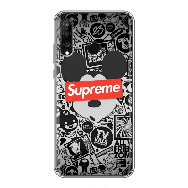 Чехол с рисунком «Supreme Маус» для Huawei P30 Lite / Nova 4e Чехол с рисунком «Supreme Маус» для Huawei P30 Lite / Nova 4e