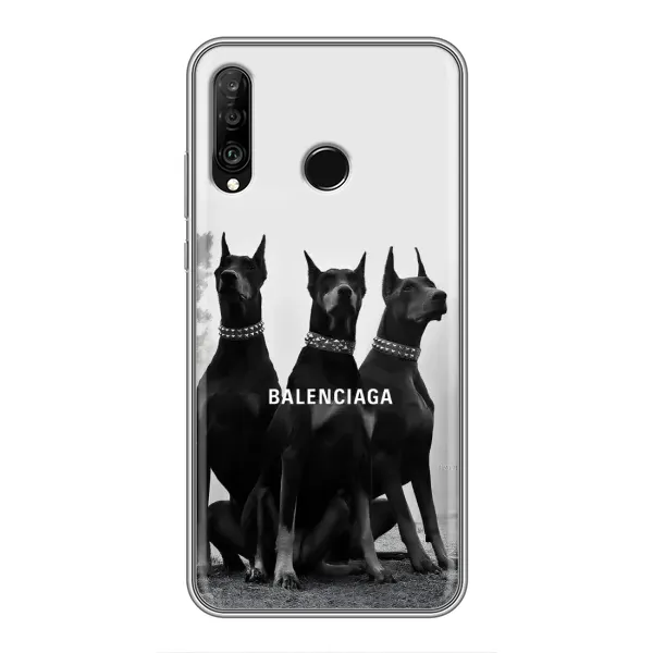 Чехол с рисунком «Три добермана» для Huawei P30 Lite / Nova 4e Чехол с рисунком «Три добермана» для Huawei P30 Lite / Nova 4e