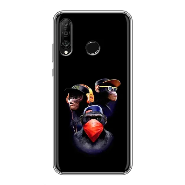 Чохол з малюнком «Три обізяни» для Huawei P30 Lite / Nova 4e Чохол з малюнком «Три обізяни» для Huawei P30 Lite / Nova 4e