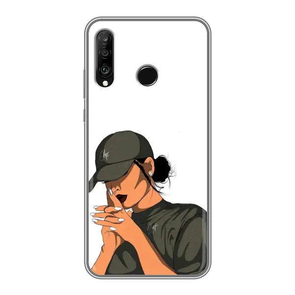 Чехол с рисунком «В зеленом» для Huawei P30 Lite / Nova 4e Чехол с рисунком «В зеленом» для Huawei P30 Lite / Nova 4e