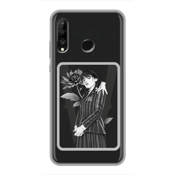 Чехол с рисунком «Венсдей картина» для Huawei P30 Lite / Nova 4e Чехол с рисунком «Венсдей картина» для Huawei P30 Lite / Nova 4e