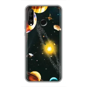 Чехол (ТПУ) с планетами на Huawei P30 Lite (Вид с космоса)
