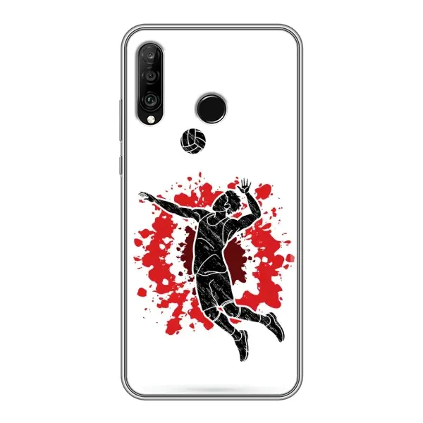 Чехол с рисунком «Волейболист» для Huawei P30 Lite / Nova 4e Чехол с рисунком «Волейболист» для Huawei P30 Lite / Nova 4e