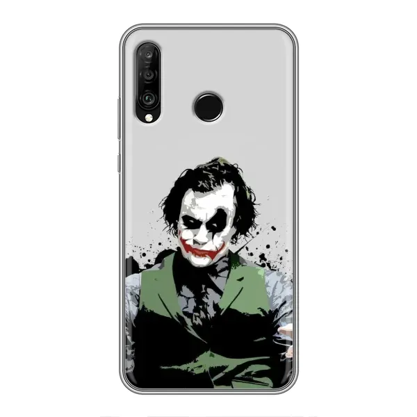 Чехол с рисунком «Взгляд Джокера» для Huawei P30 Lite / Nova 4e Чехол с рисунком «Взгляд Джокера» для Huawei P30 Lite / Nova 4e