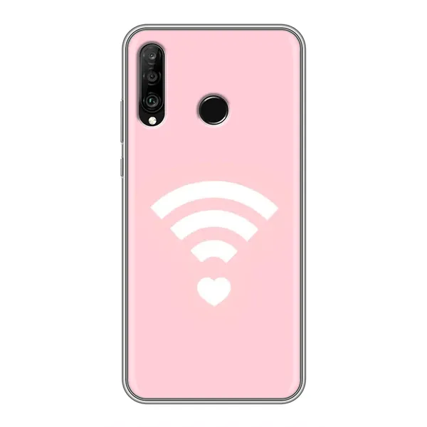 Чехол с рисунком «WiFi Love» для Huawei P30 Lite / Nova 4e Чехол с рисунком «WiFi Love» для Huawei P30 Lite / Nova 4e