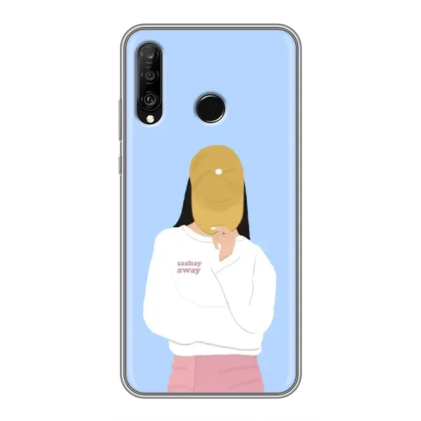 Чехол с рисунком «Желтая кепка» для Huawei P30 Lite / Nova 4e Чехол с рисунком «Желтая кепка» для Huawei P30 Lite / Nova 4e