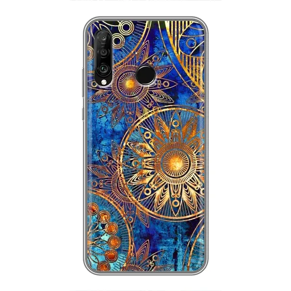 Чехол с рисунком «Золотые узоры» для Huawei P30 Lite / Nova 4e Чехол с рисунком «Золотые узоры» для Huawei P30 Lite / Nova 4e