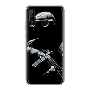 ЗСУ Чехлы (TPU) для Huawei P30 Lite (ЗСУ снайпер)