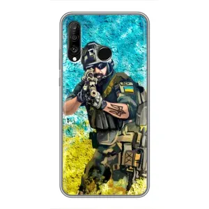 ЗСУ Чехлы (TPU) для Huawei P30 Lite (ЗСУ  Воин)