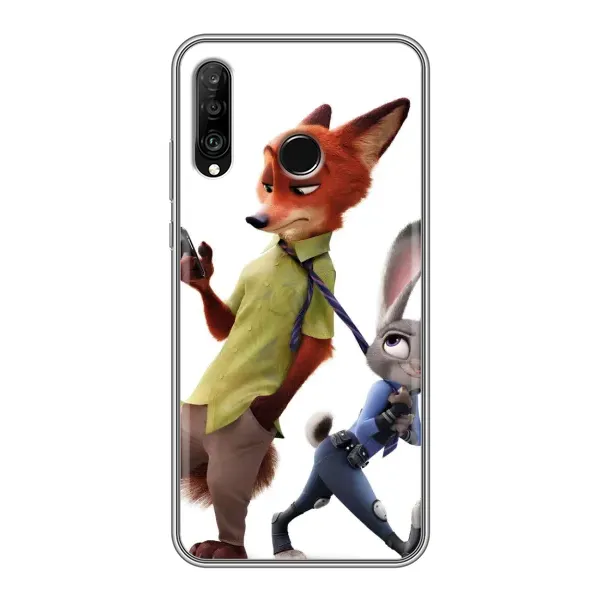 Чехол с рисунком «Зверополис герои» для Huawei P30 Lite / Nova 4e Чехол с рисунком «Зверополис герои» для Huawei P30 Lite / Nova 4e