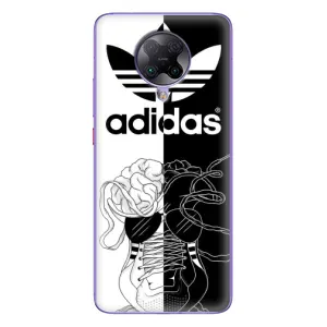 Чехол в стиле "Адидас" для Поко Ф2 Про (Adidas шнурки)