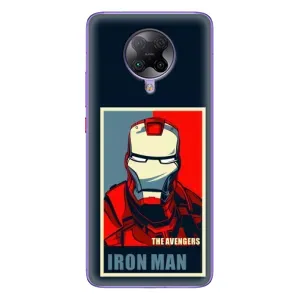 Чехол Супергерой Железный человек на Xiaomi POCO F2 Pro (Art Iron man)