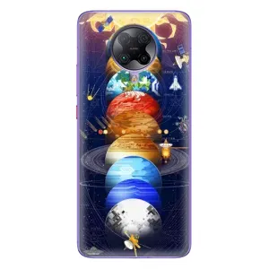 Чехол (ТПУ) с планетами на Xiaomi POCO F2 Pro (Арт планети)