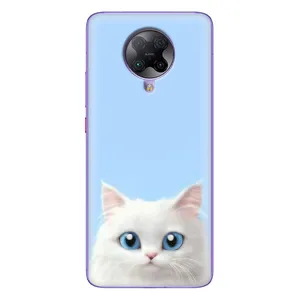 Чехол на тематику: Коты для Xiaomi POCO F2 Pro (Белый кот)