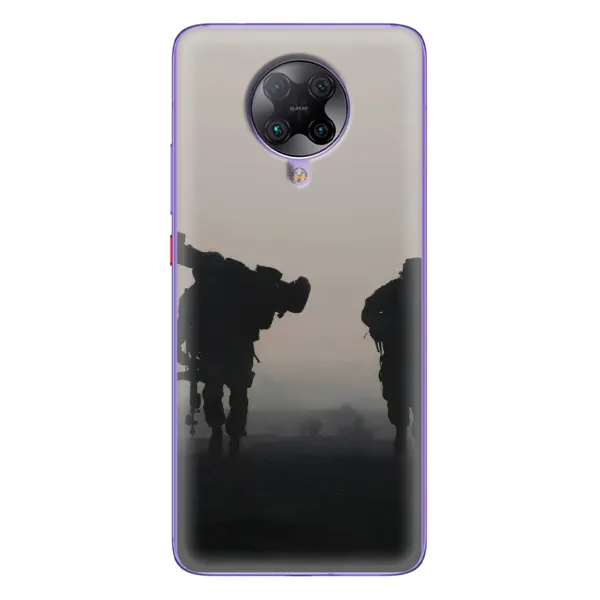 Чехол с рисунком «Бой солдат» для Xiaomi POCO F2 Pro Чехол с рисунком «Бой солдат» для Xiaomi POCO F2 Pro