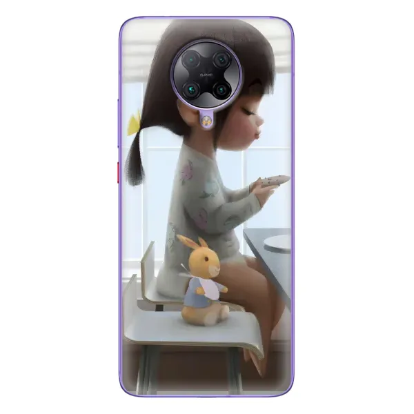 Чехол с рисунком «Девочка с игрушкой» для Xiaomi POCO F2 Pro Чехол с рисунком «Девочка с игрушкой» для Xiaomi POCO F2 Pro
