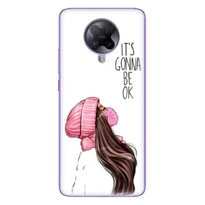 Чехол Стильные девушки на Xiaomi POCO F2 Pro (Девушка в маске)