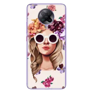 Чехол с картинкой Модные Девчонки Xiaomi POCO F2 Pro (Девушка в очках)