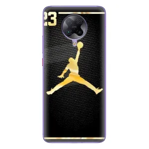 Силіконовый Чохол Nike Air Jordan на Поко Ф2 Про (Джордан 23)