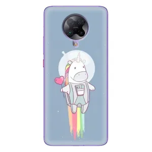 Чехол Unicorn на Xiaomi POCO F2 Pro (Единорог космонавт)