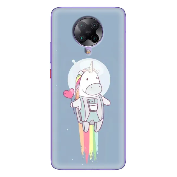Чехол с рисунком «Единорог космонавт» для Xiaomi POCO F2 Pro Чехол с рисунком «Единорог космонавт» для Xiaomi POCO F2 Pro