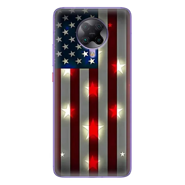 Чехол с рисунком «Флаг США 2» для Xiaomi POCO F2 Pro Чехол с рисунком «Флаг США 2» для Xiaomi POCO F2 Pro