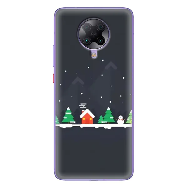 Чехол с рисунком «Город зимний» для Xiaomi POCO F2 Pro Чехол с рисунком «Город зимний» для Xiaomi POCO F2 Pro