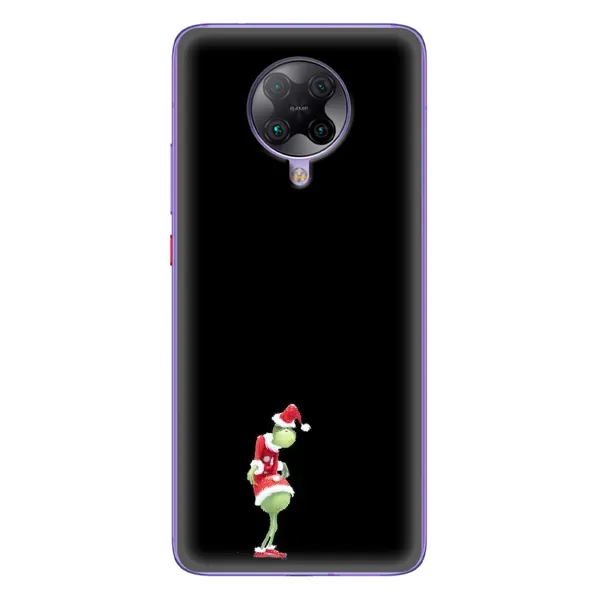 Чехол с рисунком «Гринч на чорном» для Xiaomi POCO F2 Pro Чехол с рисунком «Гринч на чорном» для Xiaomi POCO F2 Pro