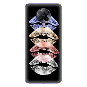 Чехол Стильные девушки на Xiaomi POCO F2 Pro (Губы)