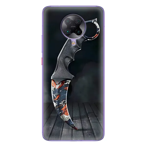Чехол с рисунком «Кинжал КС ГО» для Xiaomi POCO F2 Pro Чехол с рисунком «Кинжал КС ГО» для Xiaomi POCO F2 Pro
