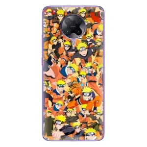 Чехлы с принтом Наруто на Xiaomi POCO F2 Pro (Коллаж Наруто)