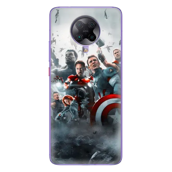 Чехол с рисунком «Команда марвел» для Xiaomi POCO F2 Pro Чехол с рисунком «Команда марвел» для Xiaomi POCO F2 Pro