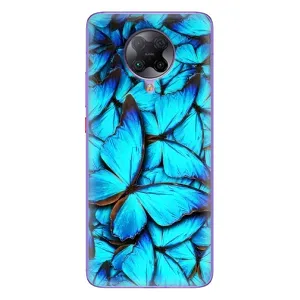 Силиконовый бампер с картинкой животных для Xiaomi POCO F2 Pro (Крылья бабочек)