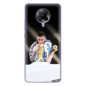 Чехлы Лео Месси Аргентина для Xiaomi POCO F2 Pro (Кубок Мира)