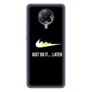 Силиконовый Чехол на Xiaomi POCO F2 Pro с картинкой Nike (Later)