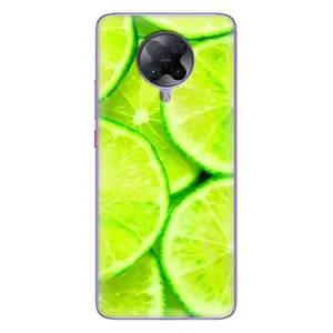 Чехол с изображением вкусной еды для Xiaomi POCO F2 Pro (Лайм)