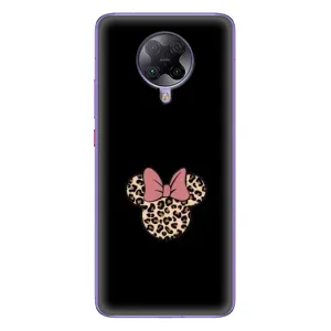 Чехол с леопардовым принтом на Xiaomi POCO F2 Pro (Леопардовая Минни)
