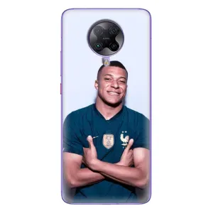 Чехол (TPU) с Футболистом на Xiaomi POCO F2 Pro (Мбаппешичка)