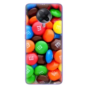 Чехол с изображением вкусной еды для Xiaomi POCO F2 Pro (Разноцветные M&M'S)