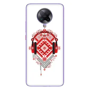 Силиконовый Чехол на Xiaomi POCO F2 Pro с картинкой Вышиванки (Модная вышиванка)