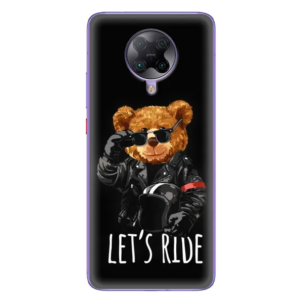 Чехол с рисунком «Модный Мишка» для Xiaomi POCO F2 Pro Чехол с рисунком «Модный Мишка» для Xiaomi POCO F2 Pro