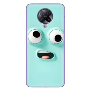 Силиконовые Чехлы (смешные стикеры) для Xiaomi POCO F2 Pro (Забавное мятное лицо)