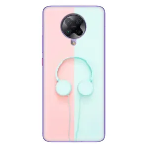Девчачий Чехол для Xiaomi POCO F2 Pro (Наушники)