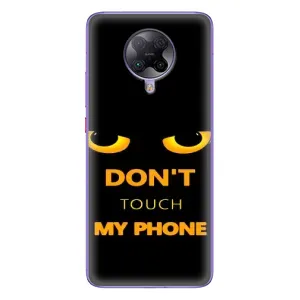 Чехол с Прикольным принтом на Xiaomi POCO F2 Pro (Не трогай мой телефон)