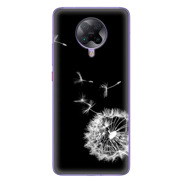 Чехол с рисунком «Одуванчик на чёрном» для Xiaomi POCO F2 Pro Чехол с рисунком «Одуванчик на чёрном» для Xiaomi POCO F2 Pro