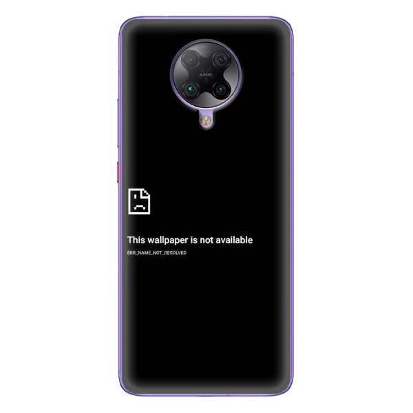 Чехол с рисунком «Ошибка» для Xiaomi POCO F2 Pro Чехол с рисунком «Ошибка» для Xiaomi POCO F2 Pro