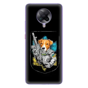 Чехол с принтом для Xiaomi POCO F2 Pro (Патрон Воин)