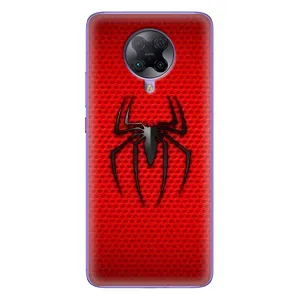 Чехол Супергерой Человека Паука на Xiaomi POCO F2 Pro (Паук марвел)