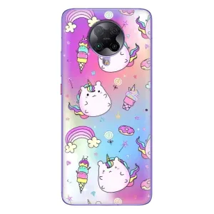 Чехол Unicorn на Xiaomi POCO F2 Pro (Радуга и Единорог)