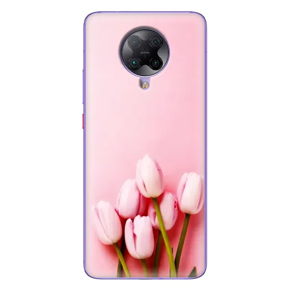 Чехол с рисунком «Розовые тюльпаны» для Xiaomi POCO F2 Pro Чехол с рисунком «Розовые тюльпаны» для Xiaomi POCO F2 Pro